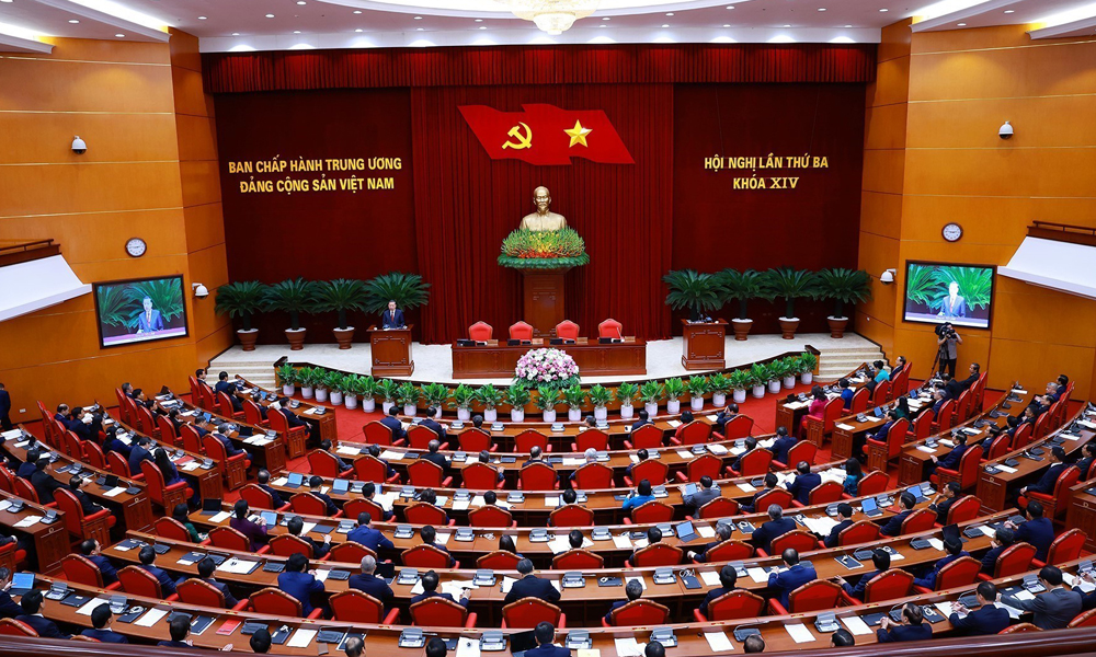 Bế mạc Hội nghị lần thứ ba, Ban Chấp hành Trung ương Đảng khóa XIV