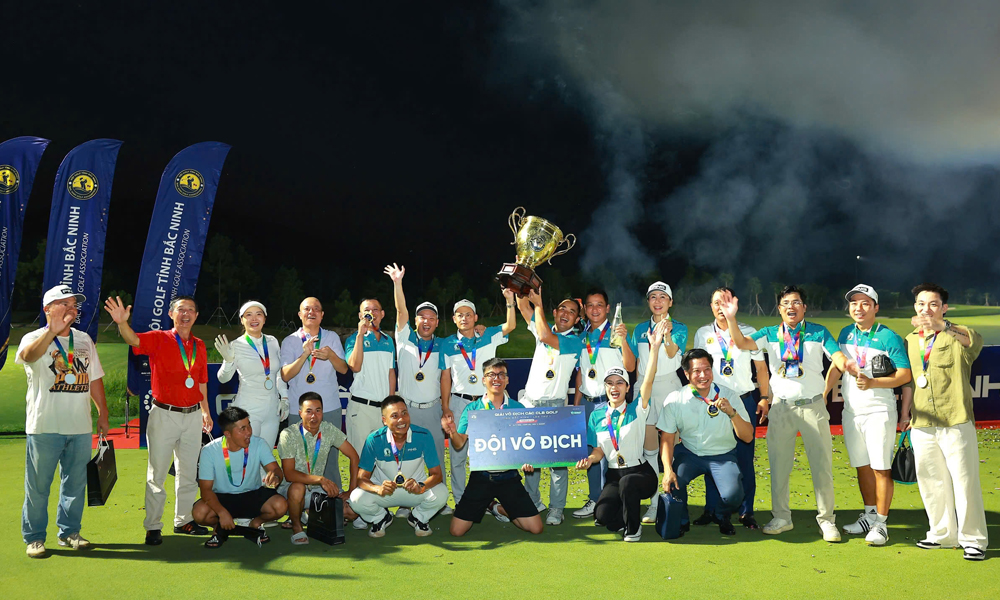 Câu lạc bộ Golf Tiên Du đăng quang Giải Vô địch các Câu lạc bộ Golf tỉnh Bắc Ninh lần thứ I tranh Cúp TĐC