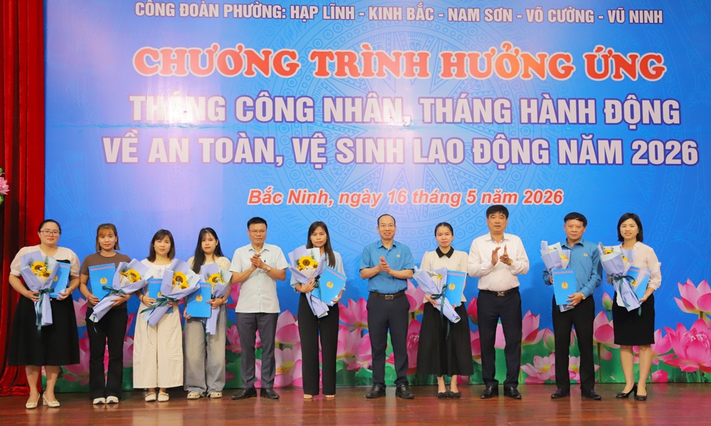 Hưởng ứng Tháng Công nhân và An toàn vệ sinh lao động năm 2026