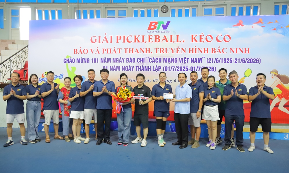 Báo và Phát thanh, Truyền hình Bắc Ninh: Sôi nổi giải thể thao chào mừng Ngày báo chí cách mạng Việt Nam 